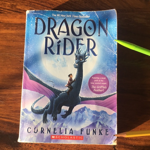 Cornelia Funke Paperback Books Dragon Rider (set of 3) Griffin Feather Aurelia - Picture 7 of 12